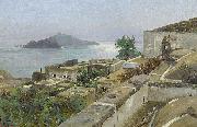 Franz Schreyer View of Capri oil painting